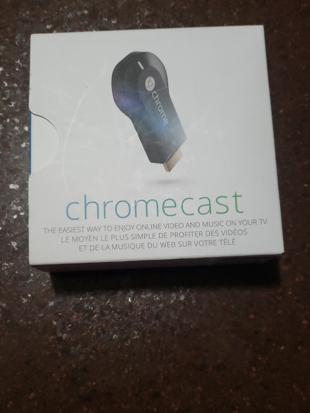 Google Chromecast (1st Generation) HDMI Media Streamer - Black (H2G2-42)